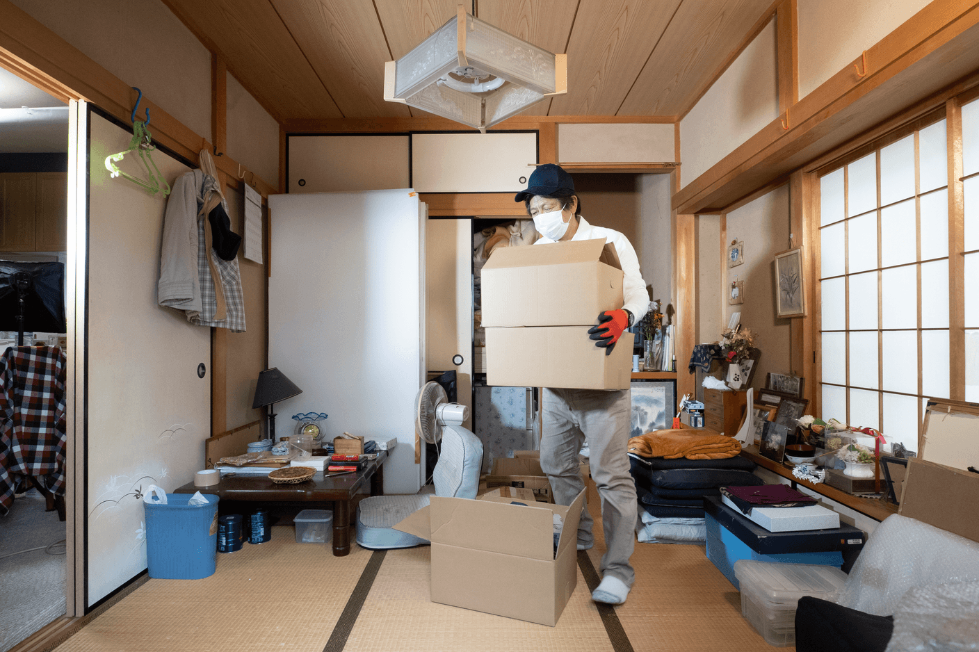 遺品整理・片付け後の整理された空間