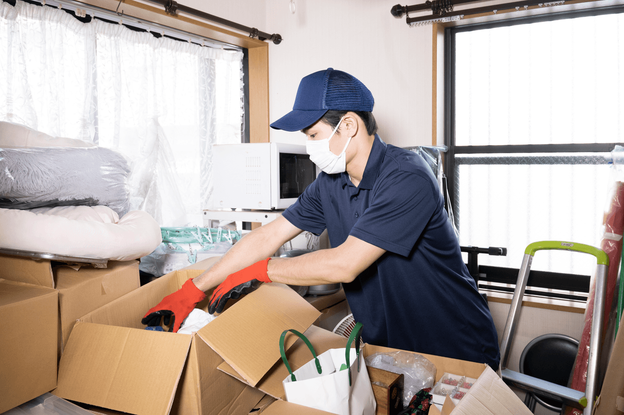 不用品回収・片付け後のスッキリした部屋